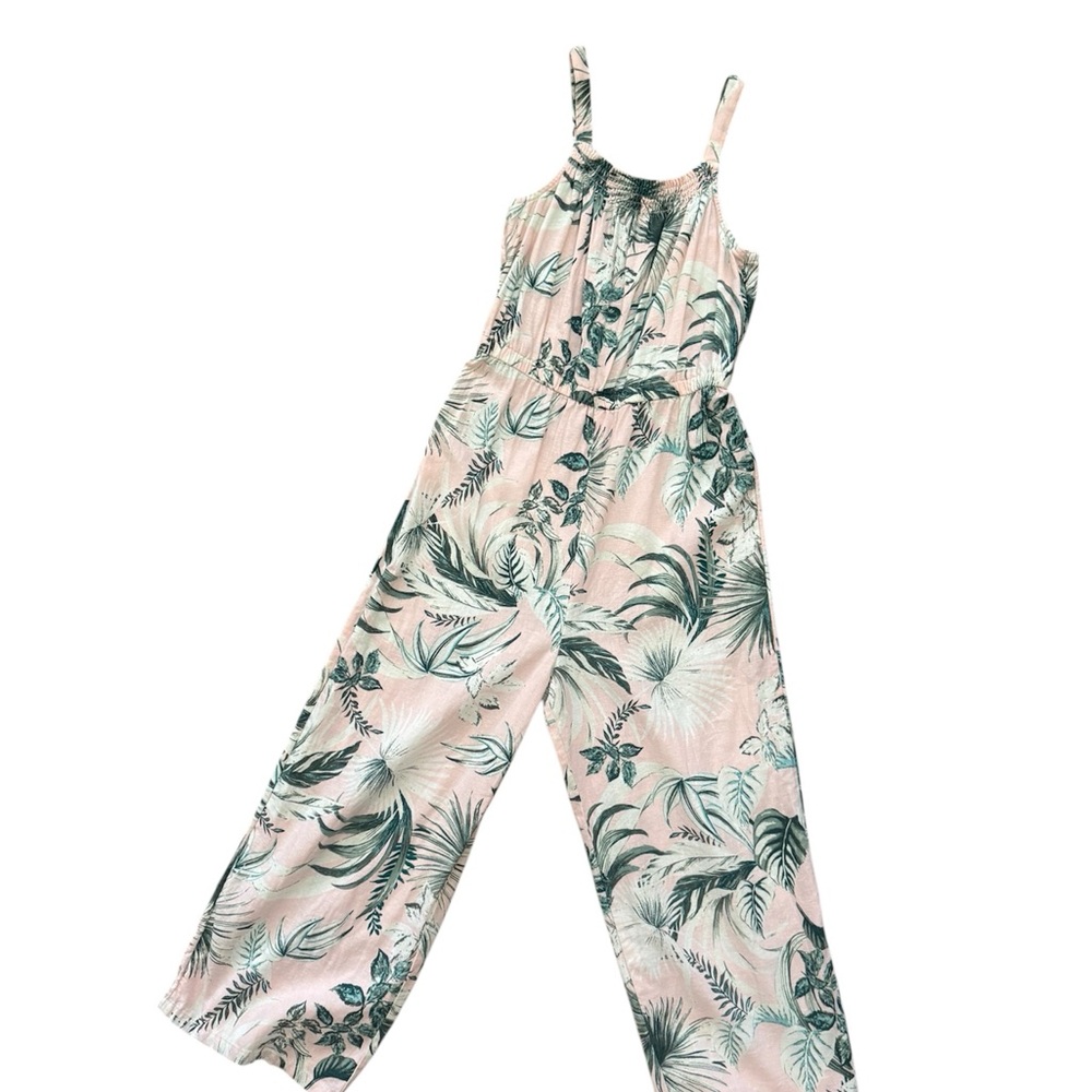 Tropical Print Jumpsuit